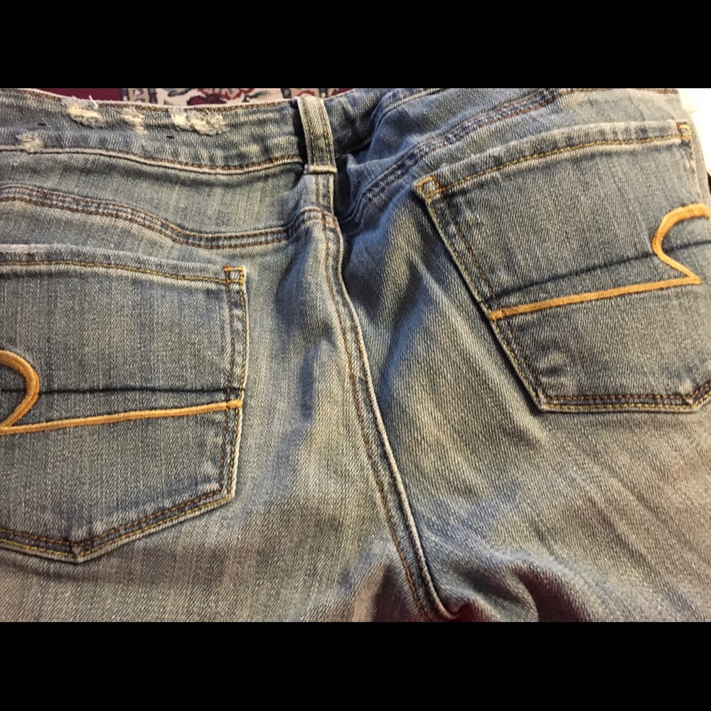 American Eagle Skinny Jeans medium wash size 4